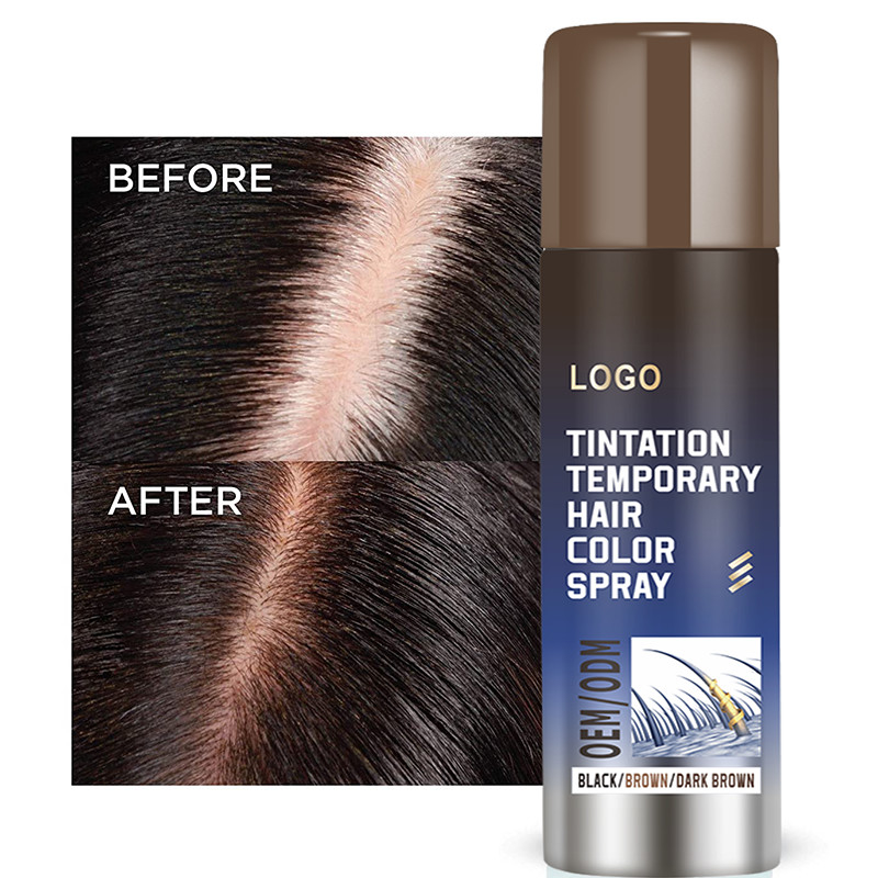 250 ml Spray de fibra para el cabello Queratina Construcción de fibra Instant Root Cubrir el cabello espesamiento de fibra en polvo