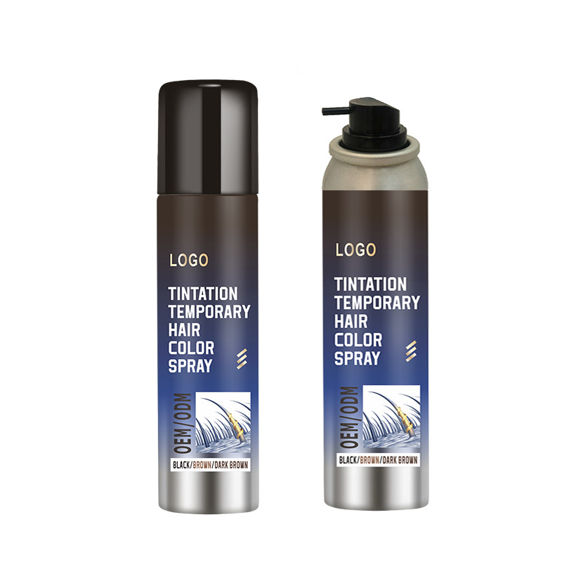 Personaliza el rocío temporal con un spray no pegajoso y una fórmula rápida para cubrir el cabello