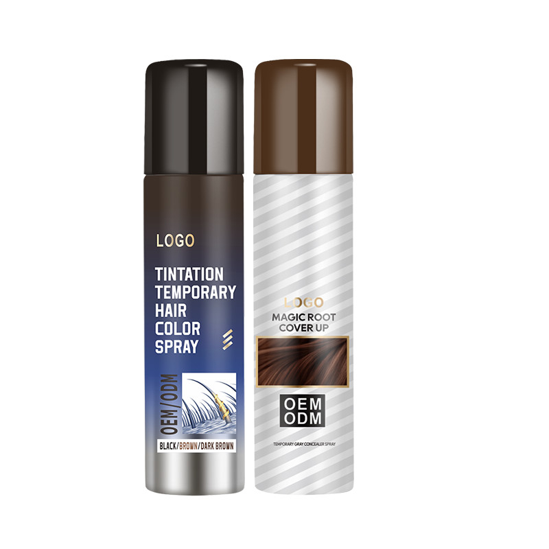 Personaliza el rocío temporal con un spray no pegajoso y una fórmula rápida para cubrir el cabello