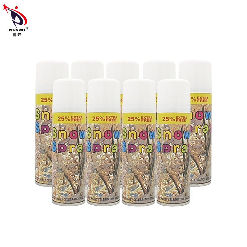 Espray de nieve artificial instantáneo no tóxico, inodoro y personalizado con vida útil de 3 años