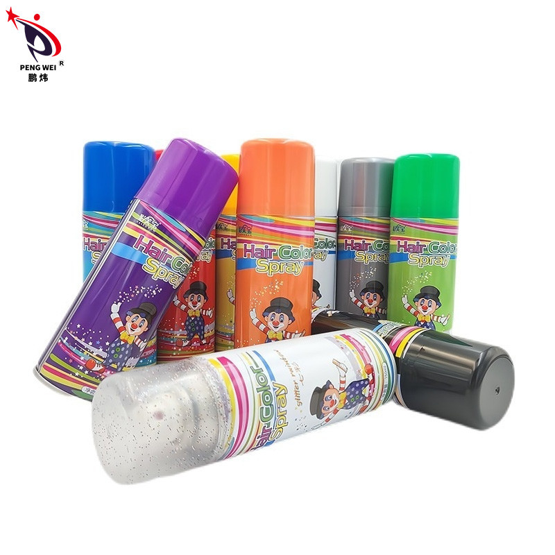 el color temporal disponible del pelo 250ml rocía diseñar del pelo rocía la decoración unisex del partido