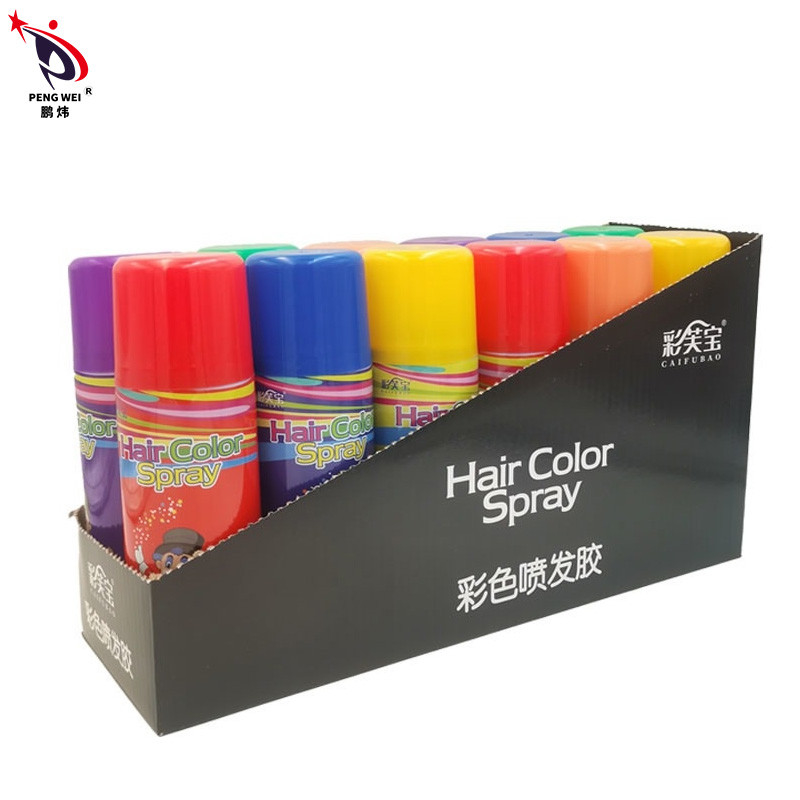 el color temporal disponible del pelo 250ml rocía diseñar del pelo rocía la decoración unisex del partido